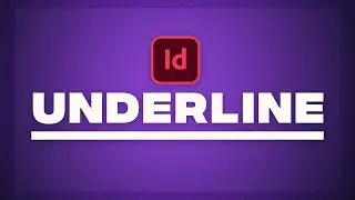 How to Underline Text - Adobe InDesign Tutorial