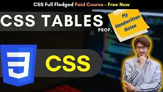 CSS 2021 Tutorial : Table properties | table border, border collapse 