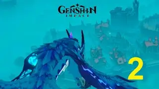 Прохождение Genshin Impact - Битва с драконом | #2