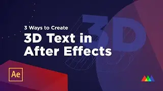 3D Text in After Effects