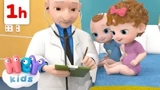 Baby goes to doctor! 🧑‍⚕️ | Doctor cartoon for Kids | HeyKids Nursery Rhymes