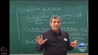 Week 1 : Lecture 10 : A brief introduction to Configuration Interaction(CI)