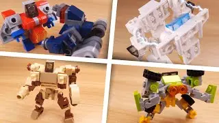 Brickmecha LEGO robot transformers animation compilation 7 