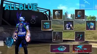 SOLO RANK PAKE BUNDLE SERBA BIRU | FREE FIRE INDONESIA