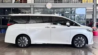 Toyota Alphard ( 2024 ) - 2.5L Hybrid Minivan | Interior and Exterior White Color