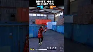 WHITE 444 SENSITIVITY 2024 😶‍🌫️ FREE FIRE SENSITIVITY SETTING || AFTER UPDATE SENSITIVITY 