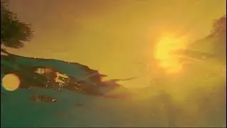 [10 Hours] Tropical Swimming Pool Underwater - Video & Soundscape [1080HD] SlowTV