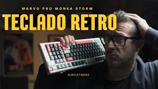 Teclado RETRO con PANTALLA - semi CUSTOM - Marvo PRO MONKA Storm FUA!