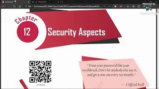 Security Aspects Chapter 12 Computer Science NCERT Class 12