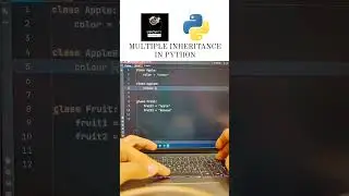 MULTIPLE INHERITANCE IN PYTHON PROGRAMMING 🌟#multiple #inheritance #python #youtubeshorts #subscribe