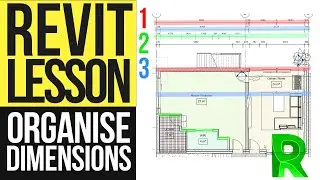 Layering Dimensions - How to Organise Dimensions in Revit / Architectural Drawings