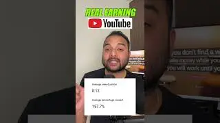 1M Views YouTube Revenue 💰 Shorts vs Long Video Earning Comparision | Earn Money Online from YouTube