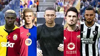 Option File PES 2021 para PS4/PS5/PC Pós Fechamento janela 100% Atualizado com depay no Corinthians!