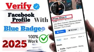 How to Verify Facebook Profile with Blue Badge 2024 || Facebook Blue Tick Verification Process