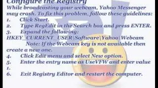 How To fix yahoo messenger crash