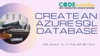 Create an Azure SQL database and connect to it from 