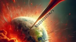 what happened if a needle hit our earth at the speed of light #science #youtube #trending