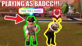 Playing as BADCC [CREATOR of JAILBREAK] | Roblox Jailbreak Fake Badcc