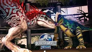Индоминус против Супранотитана с модами Jurassic World игра