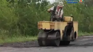 Ремонт дорожного покрытия г  Перевальск