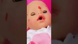 Baby Annabell doll's Mysterious Red Bumps! Play with dolls and toys #shorts #dolls