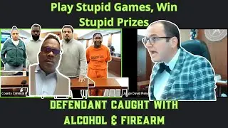 Defendant Caught with Alcohol & Firearm Judge Fleischer Warns Defendant 'Play Stupid Games, Win Stup