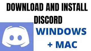 How to download & install Discord on PC/Laptop Windows10/Mac in 2022