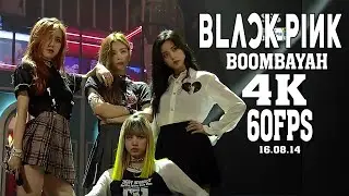 BLACKPINK - BOOMBAYAH (붐바야) DEBUT SBS INKIGAYO 160814 [4K60FPS]