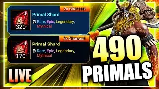 490 Primal Shards for 2X MYTHICALS! Live Viewer Summons 