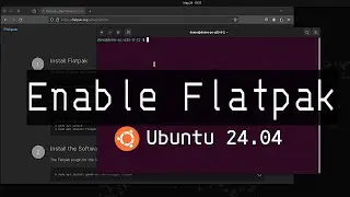 ubuntu 24.04 flatpak install ⌨️  run ! 🖥️