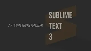 How to Download and Register Sublime Text 3 (with Serial Key) FREE! 2019