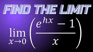 Limit of (e^hx-1)/x