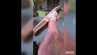 mature barefoot sole