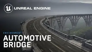 Automotive Bridge Scene Environment | Unreal Engine 5