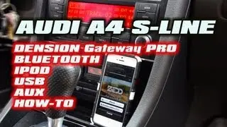 AUDI A4 S4 BLUETOOTH IPOD USB DENSION GATEWAY PRO GWP1AC1 GWP1AC2 (iPHONE SYMPTHONY)