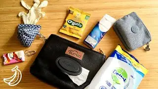 Handbag essential kit for a COVID-19 Outdoor Trip | Bumco Baby diaper bag packed as a sanitising kit