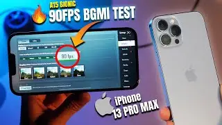 iPhone13 Pro Max BGMI Test 🔥 | HDR 90FPS😱