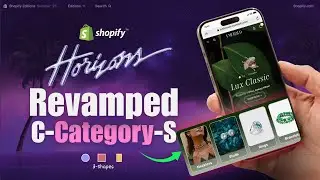 🚀 2-Steps Upgrade! Shopify New HORIZON Theme with Custom Category Section