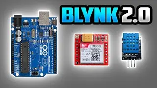 Blynk 2.0, Arduino, DHT11 and SIM800L | Send Temperature and Humidity Data to Blynk using GSM Module