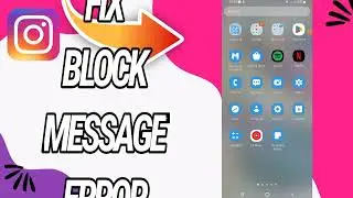 How To Fix And Solve Blocked Message Error On Instagram App