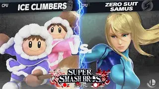 AI-Tournament: ICE CLIMBERS vs. ZERO SUIT SAMUS - [Round A19] - Super Smash Bros. Ultimate