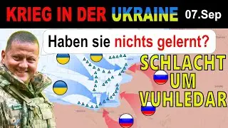 07.SEPTEMBER: Aufnahmen - Ukrainische Bastion VS Russische Angriffswellen | Ukraine-Krieg