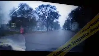 Момент жёсткого ДТП в Приморье попал на видео