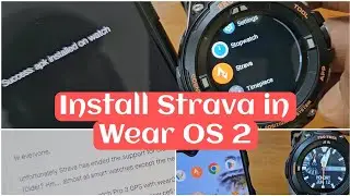 How To Install Strava or Any APK In Wear OS 2 Smartwatch