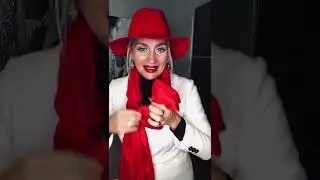 Экстравагантный шарф- бант