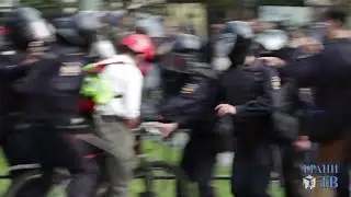 Зверства полиции на мирной акции в Москве