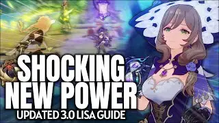 SHOCKING with dendro! UPDATED Lisa Guide - Artifacts, Weapons, Teams & Tips | Genshin Impact 3.0