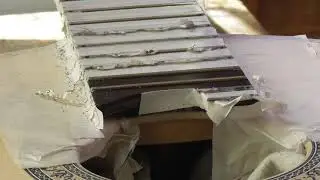 Снятие фасок с ладов очистка накладки(видео №282).