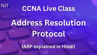 Live CCNA Class - Perfect example of how ARP works.