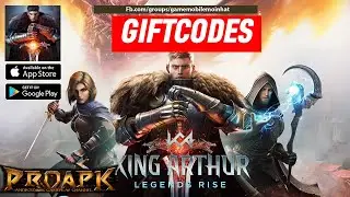 King Arthur: Legends Rise Gameplay Android / iOS / PC + Gift Codes 🎁🎁🎁